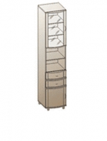 ШК-117 Шкаф для белья и книг 2172х448х396 ― Мандарин мебель Сочи