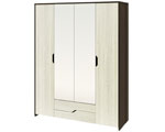 Шкаф для одежды и белья 4-х дверный ПМ-112.02 Размеры: 1817 x 600 ― Мандарин мебель Сочи
