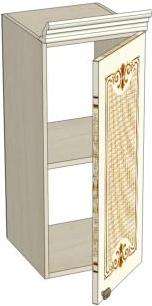 Шкаф 300 дверь (Ш×В×Г):300×704×320 мм ЛД 231.010 Жемчуг ― Мандарин мебель Сочи