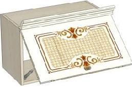 Шкаф 600 над вытяжкой (Ш×В×Г): 600×352×320 мм ЛД 231.110 Жемчуг ― Мандарин мебель Сочи