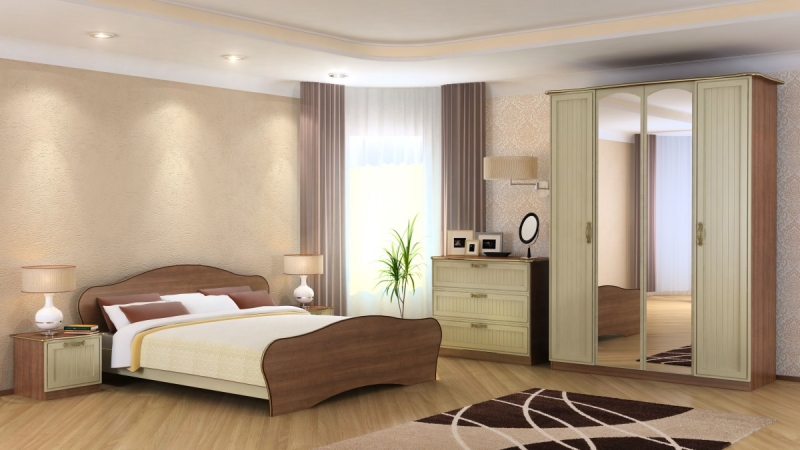 Спальня Тюльпан 3 ― Мандарин мебель Сочи
