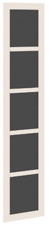 Дверь (цвет рамки "дуб белфорт"цвет вставок "венго цаво") ПМ-131.00.01И  463 x 2197 ― Мандарин мебель Сочи