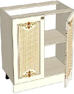Стол 800 с двумя дверьми (Ш×В×Г): 800×804×468 мм ЛД 231.180 Жемчуг ― Мандарин мебель Сочи