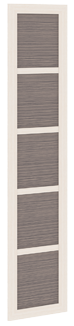 Дверь (цвет рамки "дуб белфорт"цвет вставок "каналы дуба") ПМ-131.00.01И  463 x 2197 ― Мандарин мебель Сочи