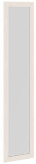 Дверь с зеркалом (цвет рамки "дуб белфорт") ПМ-131.00.02И  463 x 2197 ― Мандарин мебель Сочи