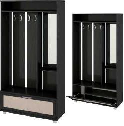 Шкаф комбинированный открытый ПМ-119.03 Размеры: 1190 x 440 x 2098 ― Мандарин мебель Сочи