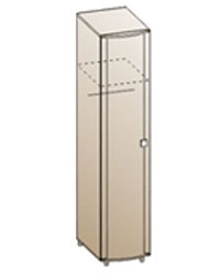 ШК-303 Шкаф для одежды и белья 2172х448х620 ― Мандарин мебель Сочи