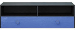 Аватар Тумба РТВ-130    43 см / 129 см / 55 см ― Мандарин мебель Сочи