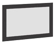Панель с зеркалом ПМ-131.06И 950 x 600 Венге Цаво ― Мандарин мебель Сочи