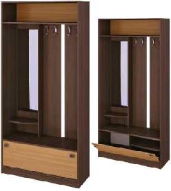 ПМ 146.06 Шкаф комбинированный открытый Размеры: 1202х438х2168 ― Мандарин мебель Сочи