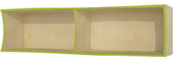 Полка МН-211-30 (133х50х35) Комби ― Мандарин мебель Сочи