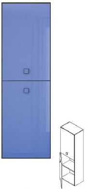 Аватар Пенал навесной-2d    162 см / 52 см / 35 см ― Мандарин мебель Сочи