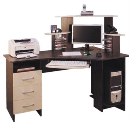 Стол компьютерный "Бумеранг тип 3Н" (1400x900x1280) ― Мандарин мебель Сочи