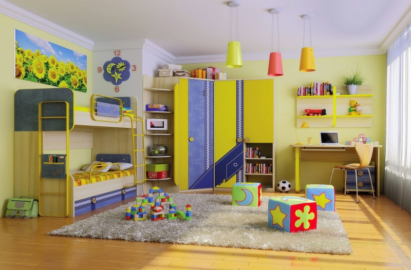 Детская комната Джинс 3 ― Мандарин мебель Сочи