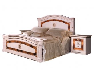 Кровать 2-х спальная без лежака, без матраца К4КР-1  1820х2100х1225 ― Мандарин мебель Сочи