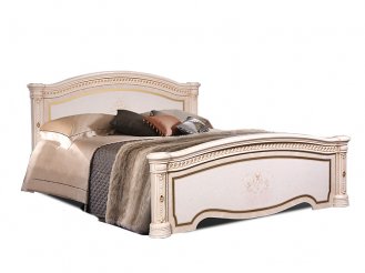 Кровать 2-х спальная без лежака, без матраца К3КР-1 Бежевый  1820х2100х1225 ― Мандарин мебель Сочи