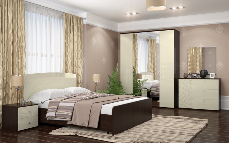 Спальня Мираж ― Мандарин мебель Сочи