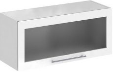 Кухня Олива ШВГС 800 Шкаф верхний горизонтальный Белый ― Мандарин мебель Сочи