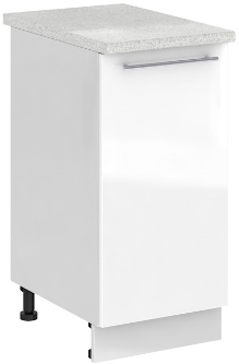 Кухня Олива ШН 400 Шкаф нижний Белый ― Мандарин мебель Сочи