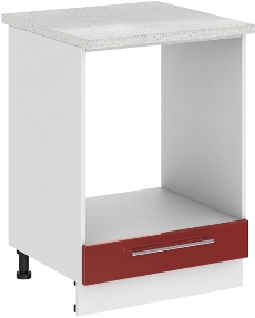 Кухня Олива ШНД 600 Шкаф нижний духовой Гранат ― Мандарин мебель Сочи