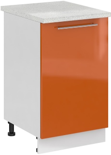 Кухня Олива ШН 500 Шкаф нижний Оранж ― Мандарин мебель Сочи