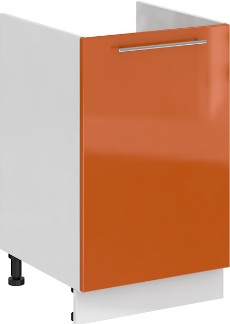Кухня Олива ШНМ 500 Шкаф нижний мойка Оранж ― Мандарин мебель Сочи