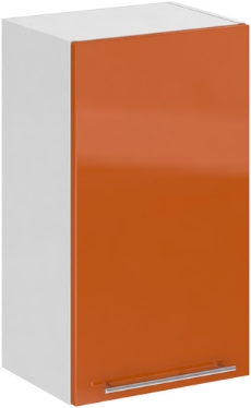 Кухня Олива ШВ 400 Шкаф верхний Оранж ― Мандарин мебель Сочи