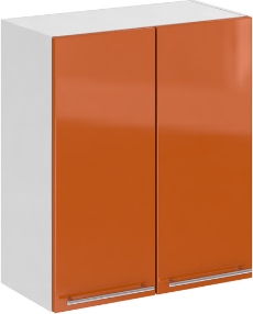 Кухня Олива ШВ 600 Шкаф верхний Оранж ― Мандарин мебель Сочи