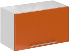 Кухня Олива ШВГ 600 Шкаф верхний горизонтальный Оранж ― Мандарин мебель Сочи