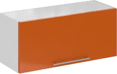 Кухня Олива ШВГ 800 Шкаф верхний горизонтальный Оранж ― Мандарин мебель Сочи