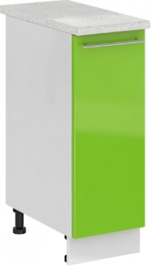 Кухня Олива ШН 300 Шкаф нижний Зелёный ― Мандарин мебель Сочи