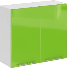 Кухня Олива ШВ 800 Шкаф верхний Зелёный ― Мандарин мебель Сочи
