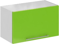 Кухня Олива ШВГ 600 Шкаф верхний горизонтальный Зелёный ― Мандарин мебель Сочи