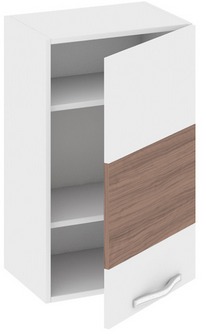 Шкаф верхний (правый) (Оливия (Темная)) В_72-45_1ДР(Б) Размеры (Ш×Г×В): 450×323×720 ― Мандарин мебель Сочи