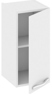Шкаф верхний (Оливия (Белый универс.)) В_60-30_1ДР Размеры (Ш×Г×В): 300×323×600 ― Мандарин мебель Сочи