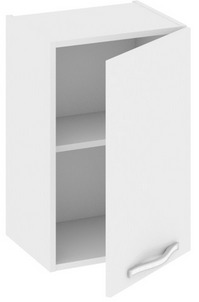 Шкаф верхний (Оливия (Белый универс.)) В_60-40_1ДР Размеры (Ш×Г×В): 400×323×600 ― Мандарин мебель Сочи