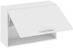 Шкаф верхний (Оливия (Белый универс.)) В_60-90_1ДО Размеры (Ш×Г×В): 900×323×600 ― Мандарин мебель Сочи