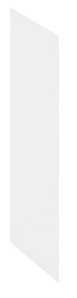 Панель боковая декоративная (Верхняя) ПБд-В_60 БЕЛЫЙ Универсальный Размеры (Г×В): 305×600 ― Мандарин мебель Сочи