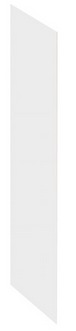 Панель боковая декоративная (Верхняя) ПБд-В_72 БЕЛЫЙ Универсальный Размеры (Г×В): 305×720 ― Мандарин мебель Сочи