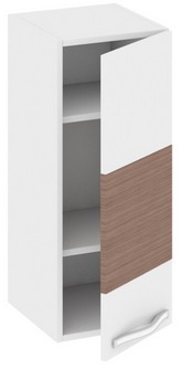 Шкаф верхний (правый) (Оливия (Темная)) В_72-30_1ДР(Б) Размеры (Ш×Г×В): 300×323×720 ― Мандарин мебель Сочи