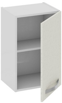 Шкаф верхний (Синга (Крем)) В_60-40_1ДР Размеры (Ш×Г×В): 400×323×600 ― Мандарин мебель Сочи