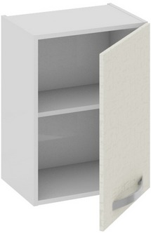 Шкаф верхний (Синга (Крем)) В_60-45_1ДР Размеры (Ш×Г×В): 450×323×600 ― Мандарин мебель Сочи
