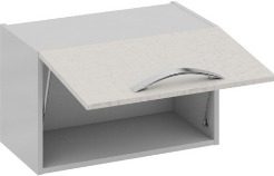 Шкаф верхний (Синга (Крем)) В_36-60_1ДО Размеры (Ш×Г×В): 600×323×360 ― Мандарин мебель Сочи