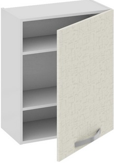 Шкаф верхний (Синга (Крем)) В_72-60_1ДР Размеры (Ш×Г×В): 600×323×720 ― Мандарин мебель Сочи
