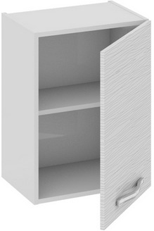 Шкаф верхний (СКАЙЛАЙН (Белый)) В_60-45_1ДР Размеры (Ш×Г×В): 450×323×600 ― Мандарин мебель Сочи