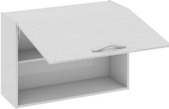 Шкаф верхний (СКАЙЛАЙН (Белый)) В_60-90_1ДО Размеры (Ш×Г×В): 900×323×600 ― Мандарин мебель Сочи