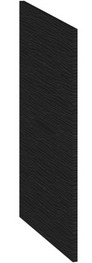 Панель боковая декоративная (Нижняя) ПБд-Н_72 СКАЙЛАЙН (Черный) Размеры (Г×В): 564×722 ― Мандарин мебель Сочи