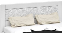 Спинка кровати "Амели" ТД-193.01.11 (1600) Белый Глянец