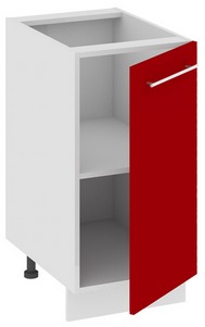 Шкаф нижний (АССОРТИ (Вишня)) Н_72-40_1ДР Размеры (Ш×Г×В): 400×582×822 ― Мандарин мебель Сочи