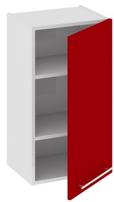 Шкаф верхний (АССОРТИ (Вишня)) В_72-40_1ДР Размеры (Ш×Г×В): 400×323×720 ― Мандарин мебель Сочи